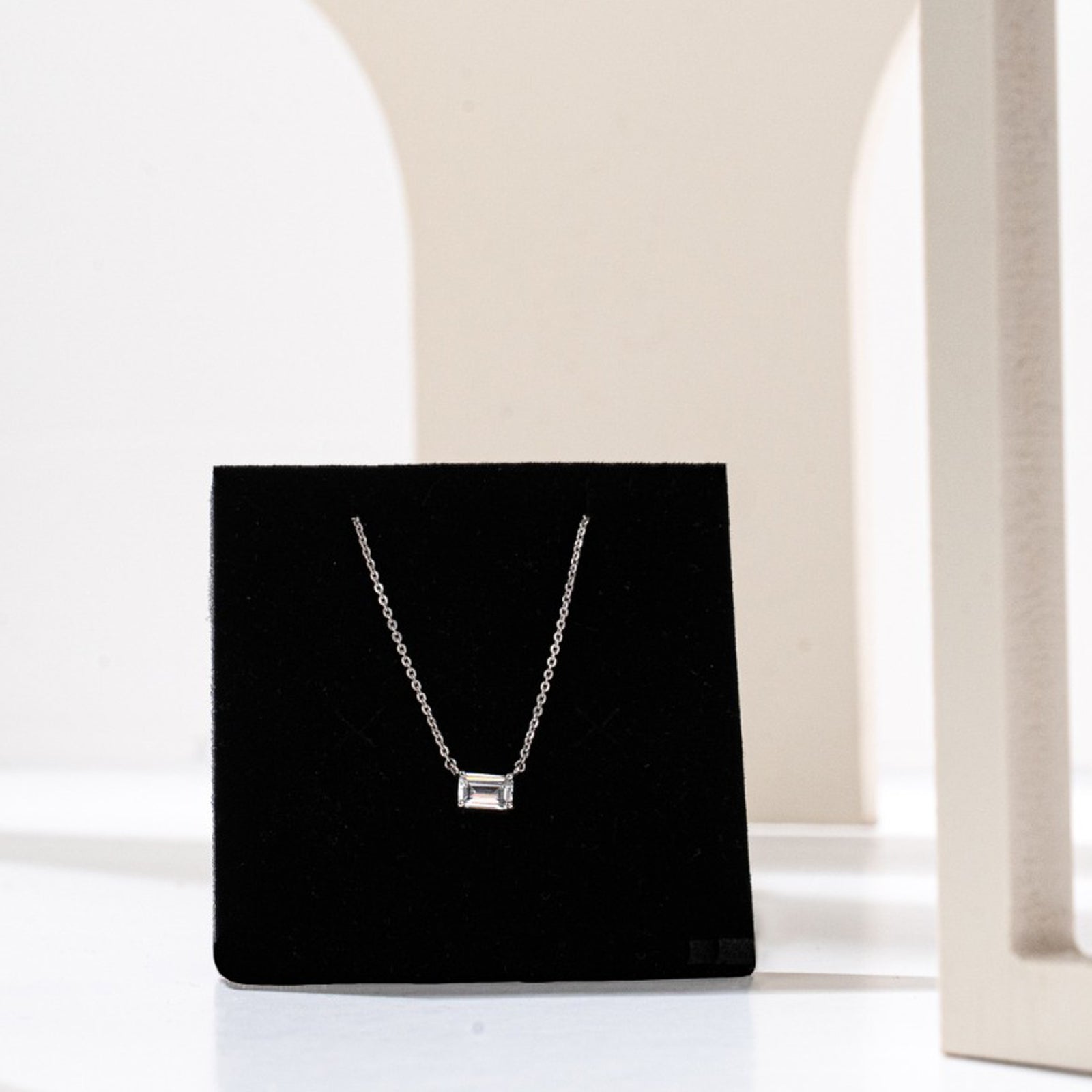 Stackable diamond pendant